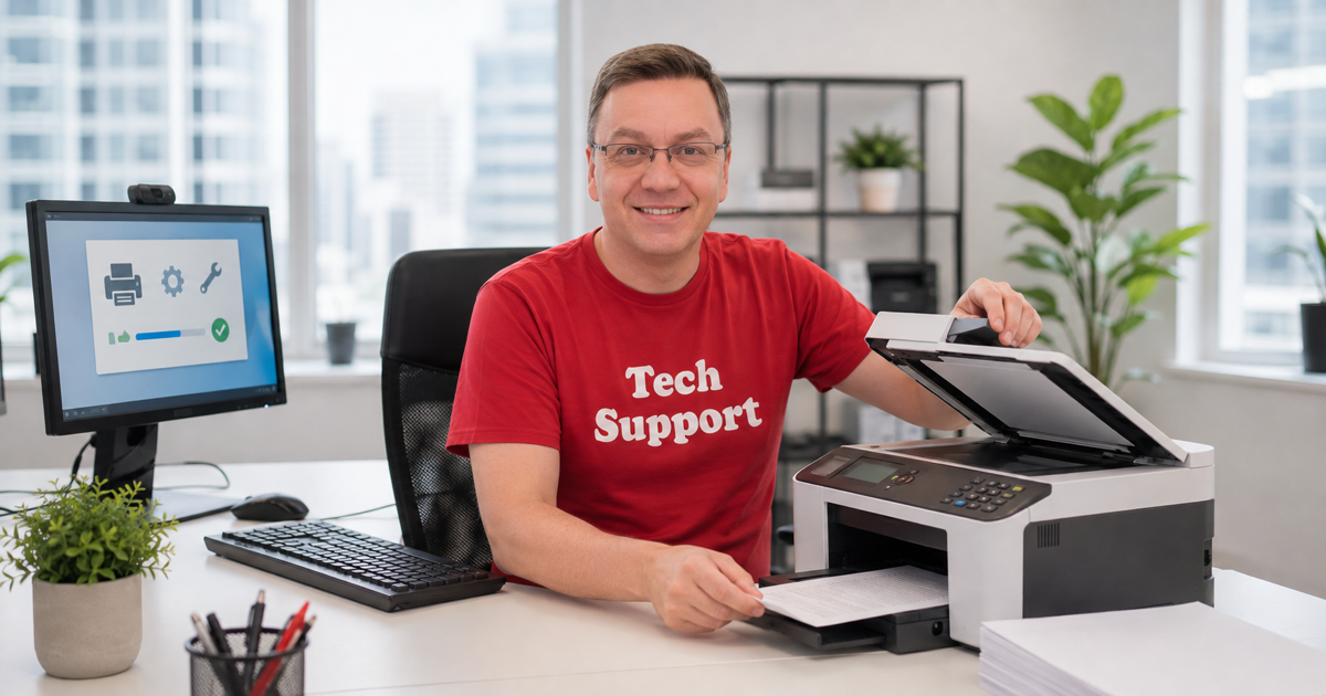 HP printer driver setup on Windows 11